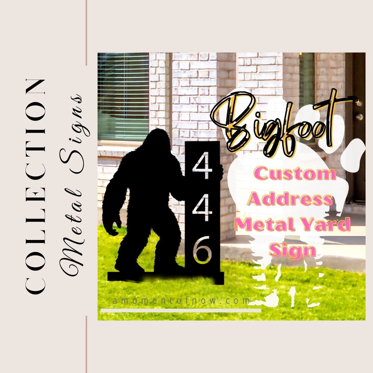 Metal Sign for Indoor & Outdoor Yard Decor