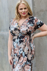 Give Me Roses Floral Maxi Wrap Dress - Bold Style, Dresses, $ 49.00, A Moment Of Now™