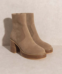 Alexandra Platform Heeled Ankle Boots - Chic & Stylish, Boots, $ 99.00, A Moment Of Now™