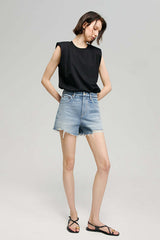 Sun-Kissed Vintage Cut Off Shorts | Hey Joanie – High-Rise Denim, Shorts, $ 88.00, A Moment Of Now™