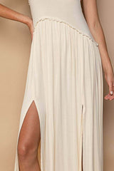 Chic Cream White Sleeveless Maxi Dress, Dresses, $ 63.00, A Moment Of Now™