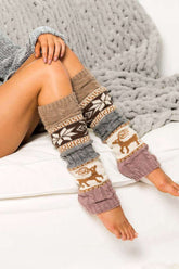 Nordic Snowflake Leg Warmers - Cozy & Stylish, Leg Warmers, $ 32.95, A Moment Of Now™