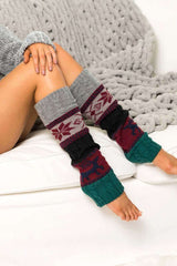 Nordic Snowflake Leg Warmers - Cozy & Stylish, Leg Warmers, $ 32.95, A Moment Of Now™