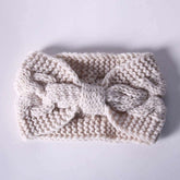 Winter Crochet Bow Twisted Head Band, Headbands, $ 15.00, A Moment Of Now™