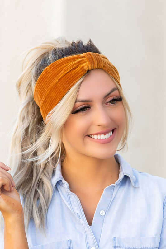 Corduroy Fall Ready Headwrap Headband, Headwrap, $ 20.95, A Moment Of Now™