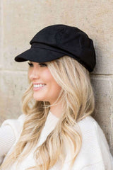 Beige / Black / Blush Suede Newsboy Cap | Trendy & Stylish, Caps, $ 35.95, A Moment Of Now™