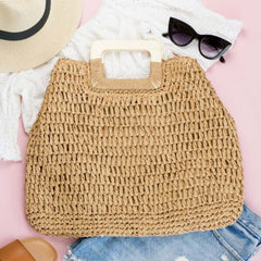 Stylish Oversized Straw Tote - Perfect for Any Occasion, Totes, $ 42.00, A Moment Of Now™