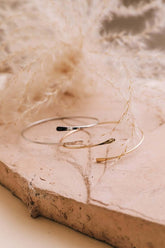 Minimal Arm Cuff Bangle - Understated Elegance, Bracelets, $ 15.95, A Moment Of Now™