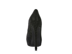 Clarisse Diamante Faux Suede High Heels Pumps, Pumps, $ 89.00, A Moment Of Now™