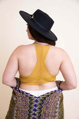 Plus Size Ribbed Lace Boho Racerback Bralette, Barrettes, $ 39.95, A Moment Of Now™