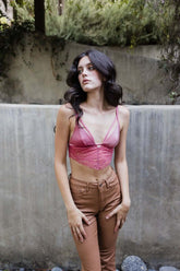 Velvet longline Lace Bralette, Bras, $ 29.00, A Moment Of Now™