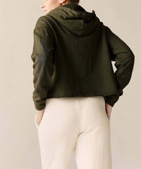 Garment Dye Cotton Hoodie in Black / White, Hoodies, $ 117.95, A Moment Of Now™