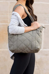 Puffy Quilted Tote Shoulder Bag - Fashion Meets Function, Shoulder Bags, $ 53.95, A Moment Of Now™