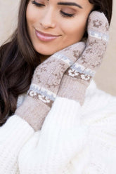 Nordic Snowflake Mittens, Mittens, $ 33.95, A Moment Of Now™