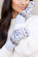 Nordic Snowflake Mittens, Mittens, $ 33.95, A Moment Of Now™