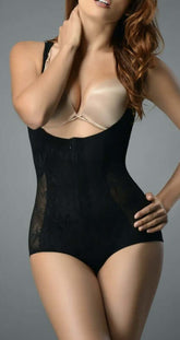Floral Mesh Body Shaper With Straps Shapewear, Shapewear, $ 55.95, A Moment Of Now™