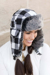 Buffalo Plaid Winter Ear Flap Trapper Hat, Trapper Hats, $ 36.95, A Moment Of Now™