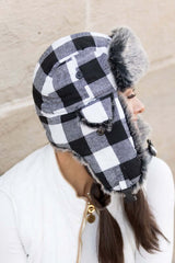 Buffalo Plaid Winter Ear Flap Trapper Hat, Trapper Hats, $ 36.95, A Moment Of Now™