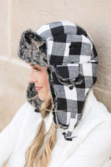 Buffalo Plaid Winter Ear Flap Trapper Hat, Trapper Hats, $ 36.95, A Moment Of Now™
