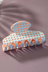 Checker Pattern Hair Claw Clip - Stylish & Functional, , $ 15.00, A Moment Of Now™