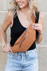Amari Corduroy Sling Belt Bag - Stylish & Versatile, Sling Bags, $ 39.00, A Moment Of Now™