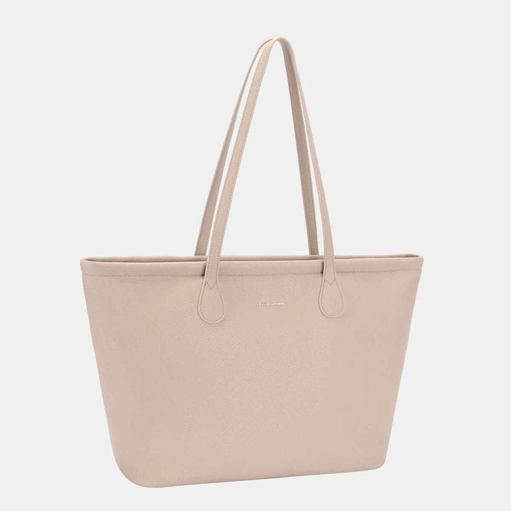 David Jones PU Leather Tote Bag - Chic & Versatile, Totes, $ 49.00, A Moment Of Now™