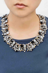 Bree Iridescent Collar Necklace - Stunning Statement Piece, Necklaces, $ 25.00, A Moment Of Now™