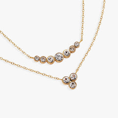 Double-Layer Crystal Necklace, Necklaces, $ 44.90, A Moment Of Now™