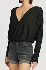 Dolman Twist Front Long Sleeve Top - Bold Style, Tops, $ 55.95, A Moment Of Now™