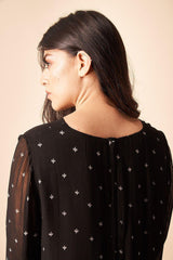 Baby Cacti Shift Dress in Black + Cream | Boutique In USA, Dresses, $ 165.00, A Moment Of Now™