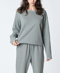 Recycled Cotton Loungewear Set in Taupe / Olive, Loungewear, $ 174.95, A Moment Of Now™
