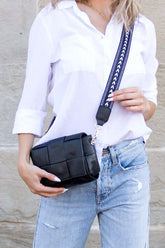 Margot Foldover Leather Crossbody Bag - Stylish & Versatile, Crossbody Bags, $ 55.00, A Moment Of Now™