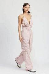 Stylish Spaghetti Strap Cargo Jumpsuit, Jumpsuits, $ 91.95, A Moment Of Now™
