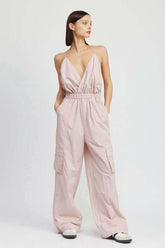 Stylish Spaghetti Strap Cargo Jumpsuit, Jumpsuits, $ 91.95, A Moment Of Now™