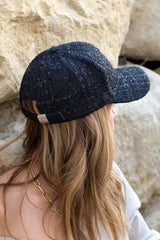 Tweed Sparkle Ball Cap Hat | Elevate Your Style, Caps, $ 43.95, A Moment Of Now™