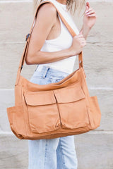 Nova Oversize Canvas Messenger Bag - Stylish & Durable, Messenger Bags, $ 62.95, A Moment Of Now™