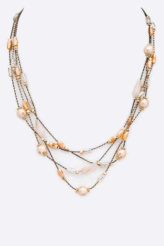 Starlit Crystal Layered Necklace - Shop Now, Necklaces, $ 30.95, A Moment Of Now™