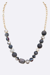 Celeste Beaded Collar Necklace - Elevate Your Style, Necklaces, $ 28.95, A Moment Of Now™
