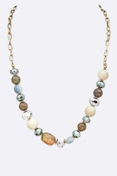 Celeste Beaded Collar Necklace - Elevate Your Style, Necklaces, $ 28.95, A Moment Of Now™