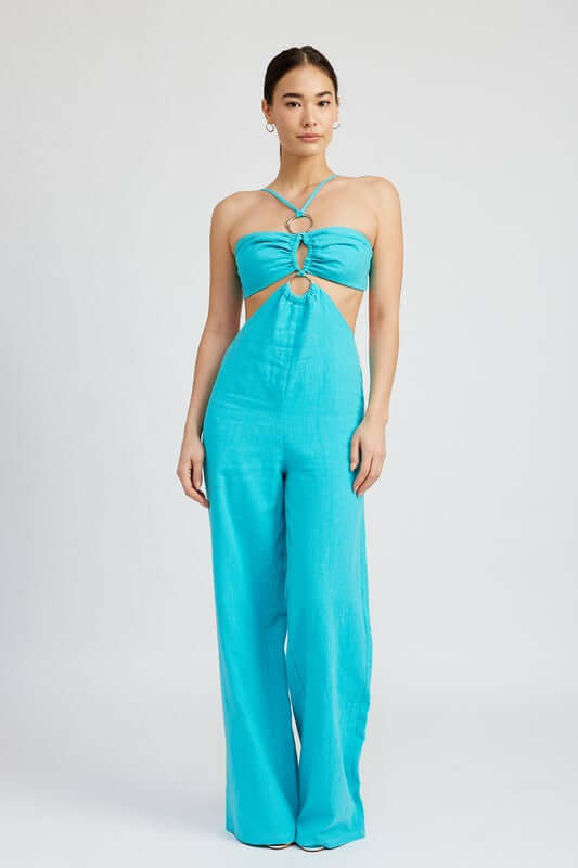 Stylish Double O Ring Cut Out Jumpsuit - Shop Now, Jumpsuits, $ 75.00, A Moment Of Now™