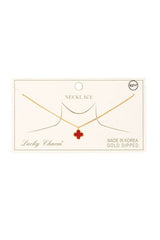 Gold Dipped Clover Pendant Necklace | Good Luck Charm, Necklaces, $ 17.95, A Moment Of Now™