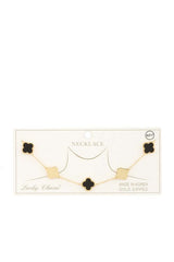 Stylish Metal Clover Shape Necklace | Made in Korea, Necklaces, $ 39.95, A Moment Of Now™