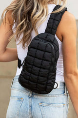 Skyler Quilted Puffer Sling Crossbody Bag, Crossbody Bags, $ 42.00, A Moment Of Now™