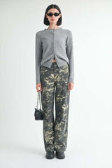 Vintage Camo Straight Leg Pants - Stylish & Comfy, Pants, $ 75.00, A Moment Of Now™
