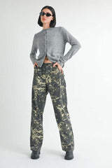 Vintage Camo Straight Leg Pants - Stylish & Comfy, Pants, $ 75.00, A Moment Of Now™