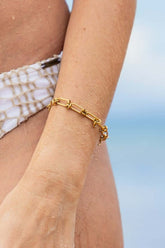 18k Stainless Steel Barbed Wire Chain Bracelet, Bracelets, $ 15.00, A Moment Of Now™