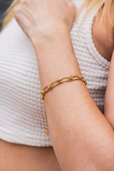 18k Stainless Steel Barbed Wire Chain Bracelet, Bracelets, $ 15.00, A Moment Of Now™