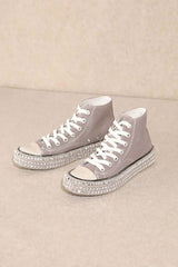 D-Chantel High Top Studded Sneakers - Trendy & Bold, sneakers, $ 55.00, A Moment Of Now™