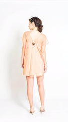 Dancing Fans Mini Dress in Blush + Black | Boutique In USA, Dresses, $ 118.00, A Moment Of Now™