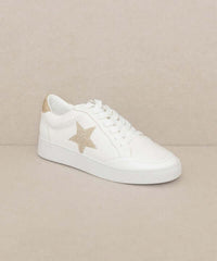 Low Top Rhinestone Star White Sneakers | Diamond Dazzle, Sneakers, $ 72.95, A Moment Of Now™